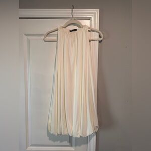Zara NWT white bubble dress